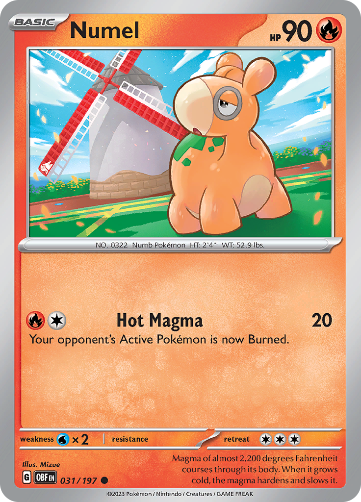 Numel (031/197) [Scarlet & Violet: Obsidian Flames] | Odin's Place