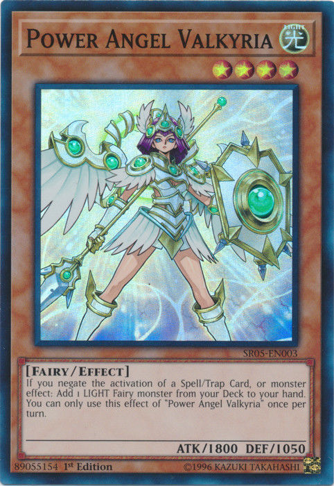 Power Angel Valkyria [SR05-EN003] Super Rare | Odin's Place