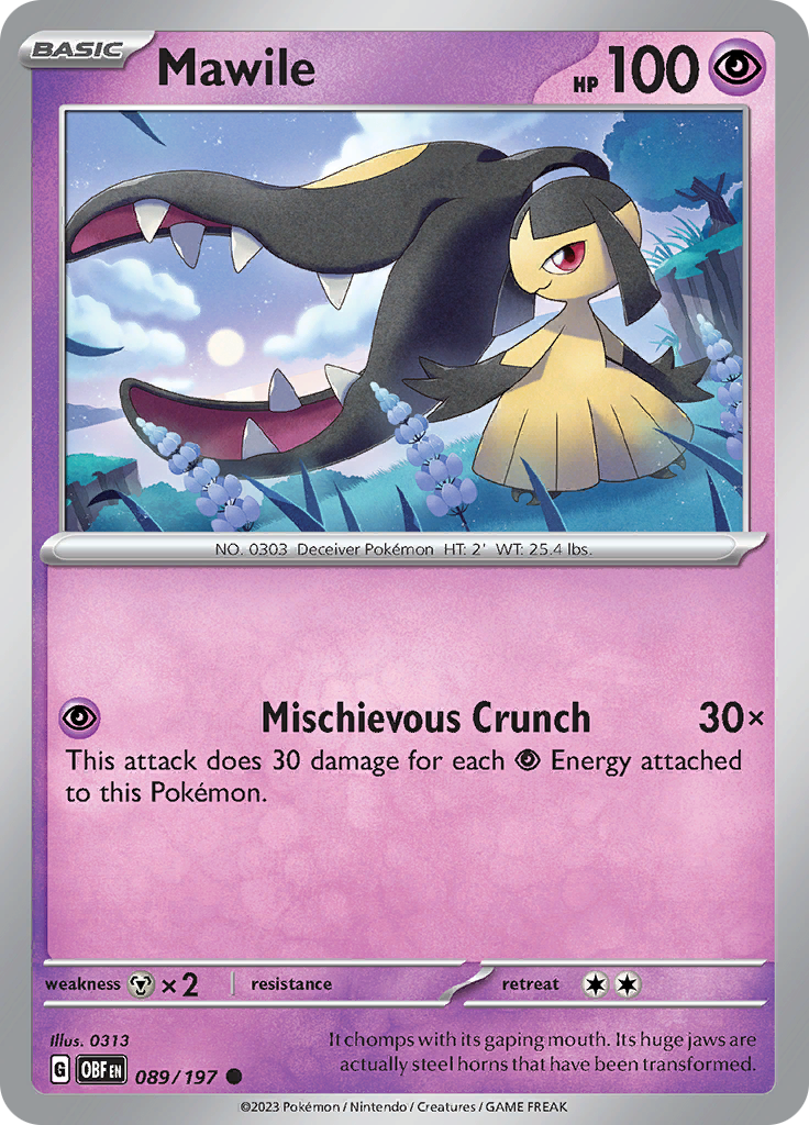 Mawile (089/197) [Scarlet & Violet: Obsidian Flames] | Odin's Place