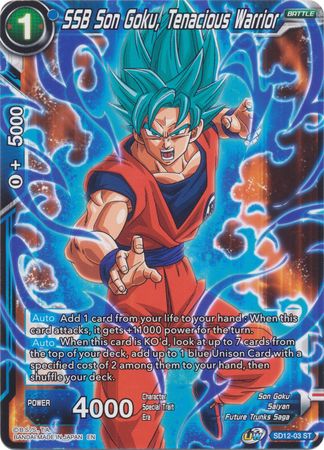 SSB Son Goku, Tenacious Warrior (Starter Deck - Spirit of Potara) (SD12-03) [Rise of the Unison Warrior] | Odin's Place