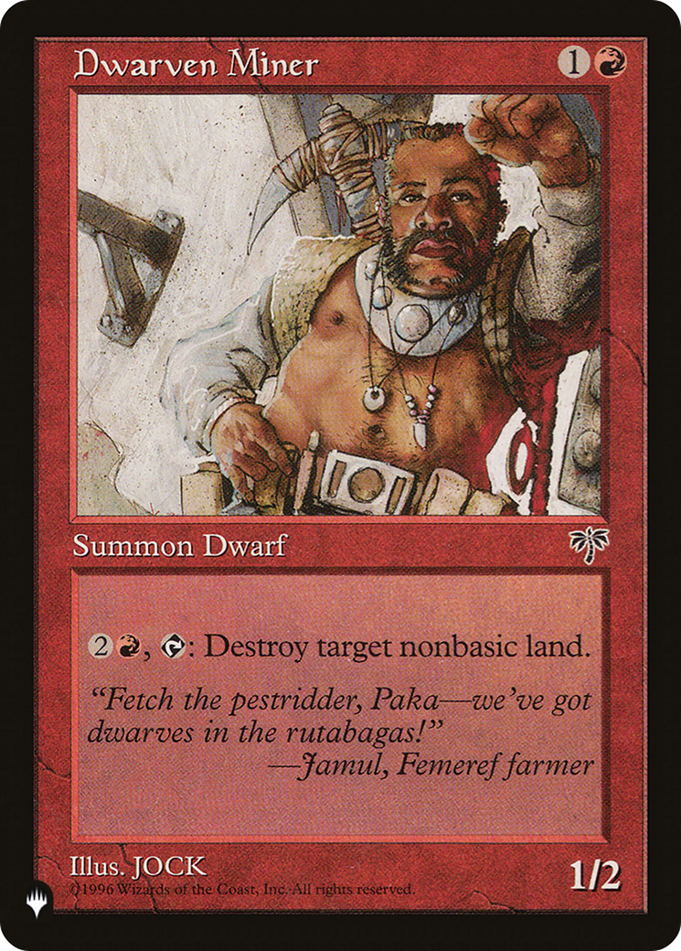 Dwarven Miner [The List] | Odin's Place