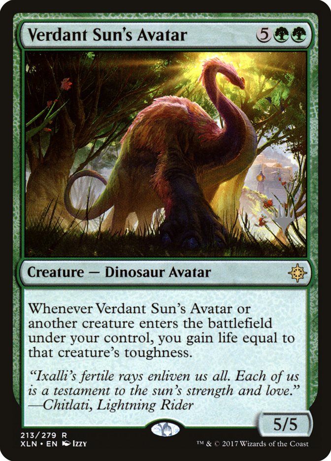 Verdant Sun's Avatar (Promo Pack) [Ixalan Promos] | Odin's Place