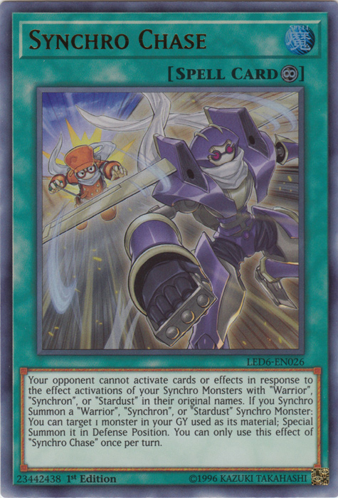 Synchro Chase [LED6-EN026] Ultra Rare | Odin's Place