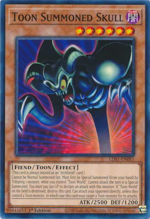 Toon Summoned Skull [LDS1-EN055] Common | Odin's Place