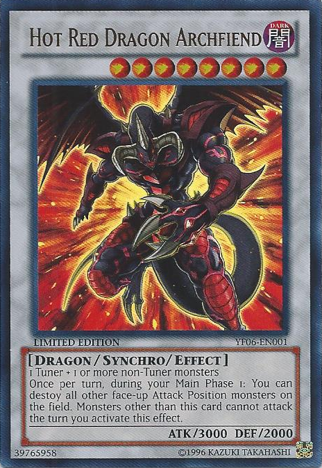 Hot Red Dragon Archfiend [YF06-EN001] Ultra Rare | Odin's Place