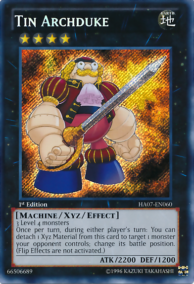 Tin Archduke [HA07-EN060] Secret Rare | Odin's Place