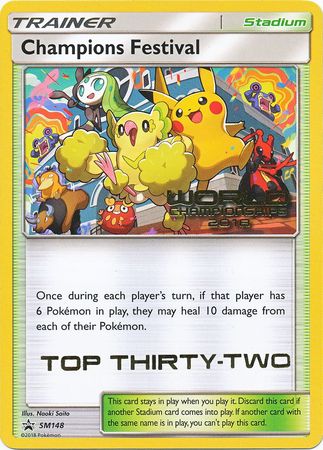 Champions Festival (SM148) (2018 Top Thirty Two) [Sun & Moon: Black Star Promos] | Odin's Place