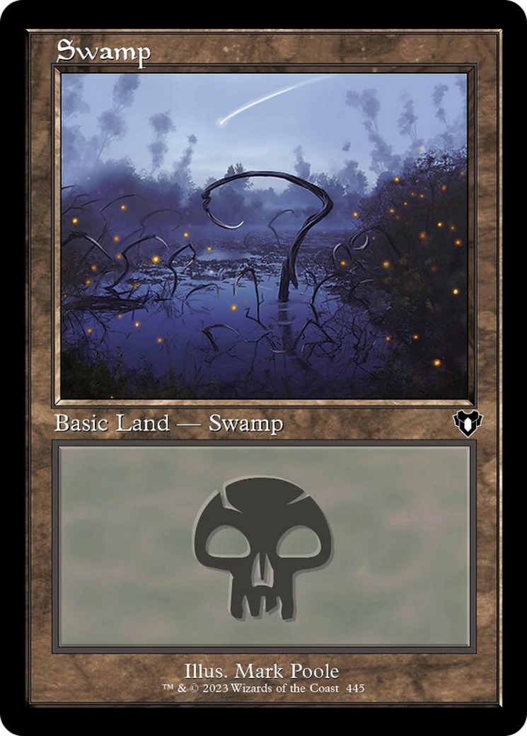 Swamp (445) (Retro) [Commander Masters] | Odin's Place