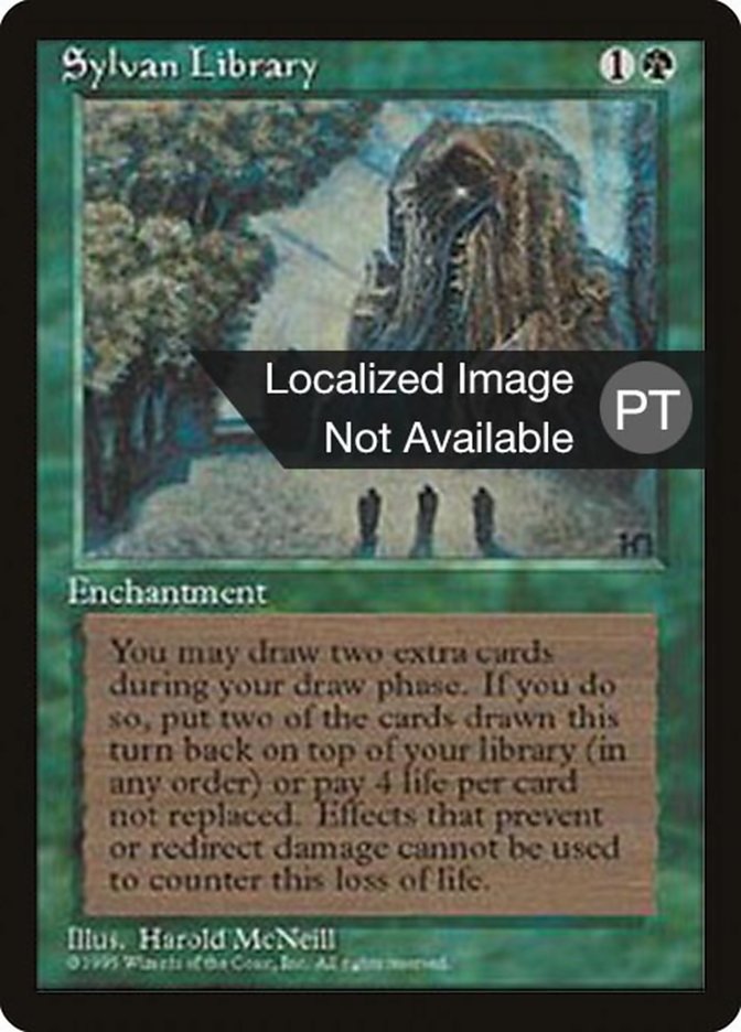 Sylvan Library [Fourth Edition (Foreign Black Border)] | Odin's Place
