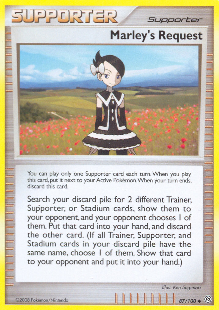 Marley's Request (87/100) [Diamond & Pearl: Stormfront] | Odin's Place