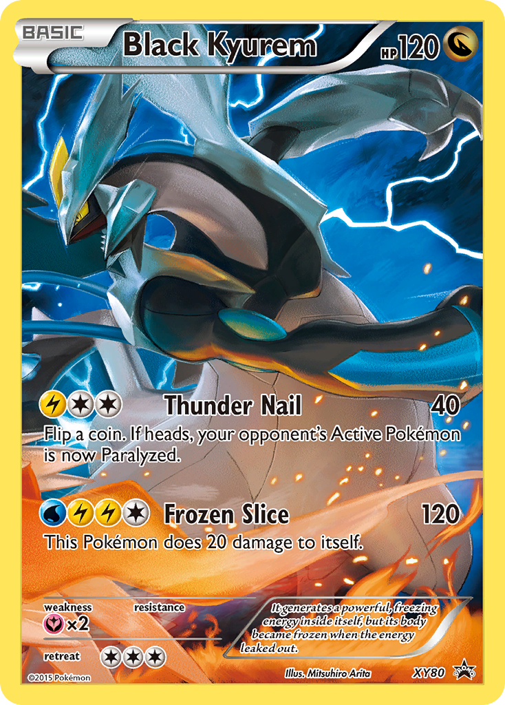 Black Kyurem (XY80) (Full Art Promo) [XY: Black Star Promos] | Odin's Place