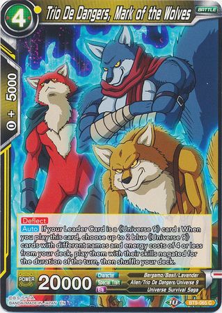 Trio De Dangers, Mark of the Wolves (BT9-065) [Universal Onslaught] | Odin's Place