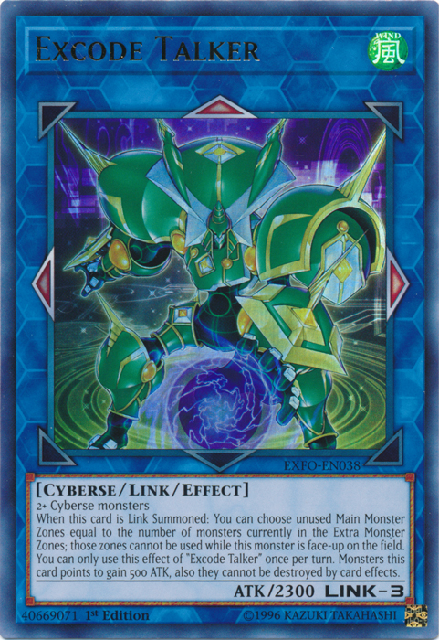 Excode Talker [EXFO-EN038] Ultra Rare | Odin's Place