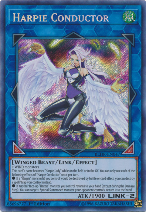 Harpie Conductor [BLHR-EN047] Secret Rare | Odin's Place