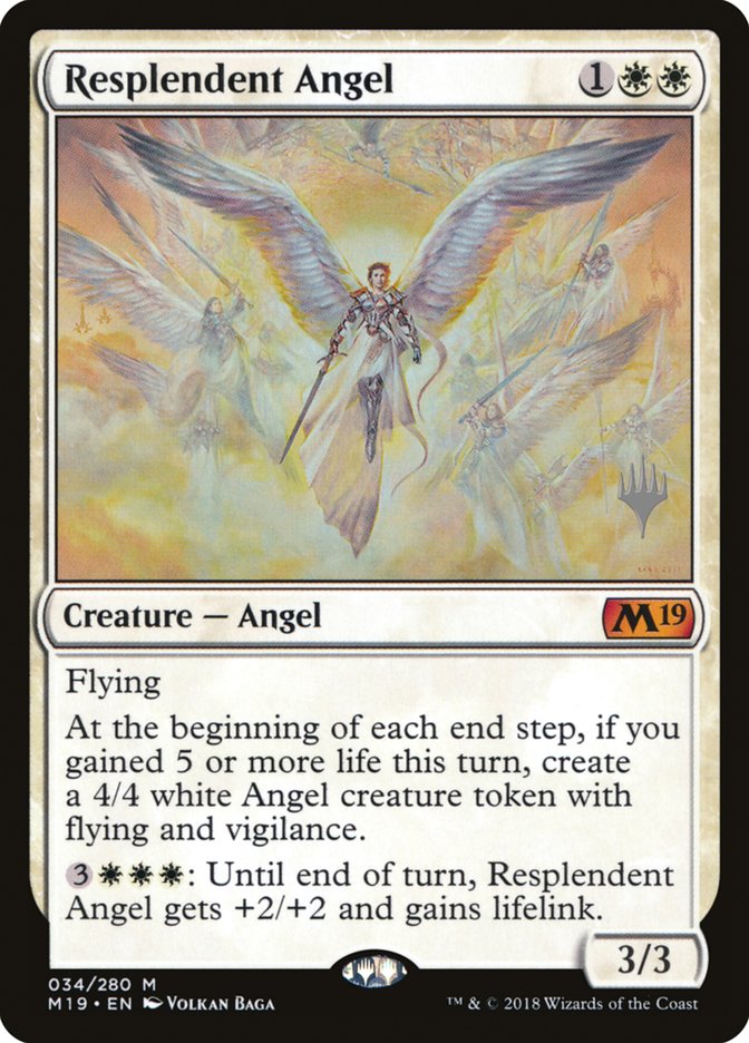 Resplendent Angel (Promo Pack) [Core Set 2019 Promos] | Odin's Place