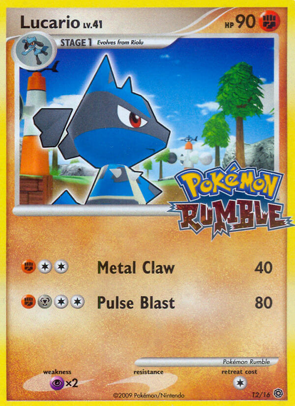 Lucario (12/16) [Pokémon Rumble] | Odin's Place