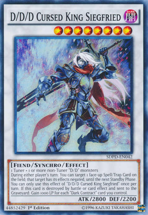 D/D/D Cursed King Siegfried [SDPD-EN042] Super Rare | Odin's Place