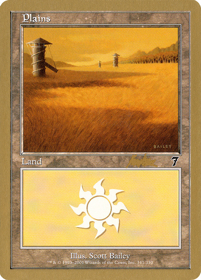 Plains (bk341) (Brian Kibler) [World Championship Decks 2002] | Odin's Place