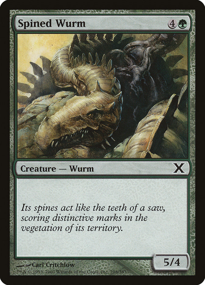 Spined Wurm (298) [Tenth Edition] | Odin's Place