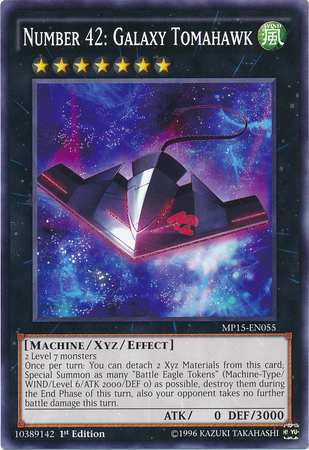 Number 42: Galaxy Tomahawk [MP15-EN055] Common | Odin's Place