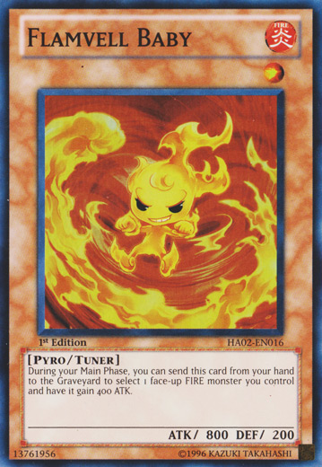 Flamvell Baby [HA02-EN016] Super Rare | Odin's Place