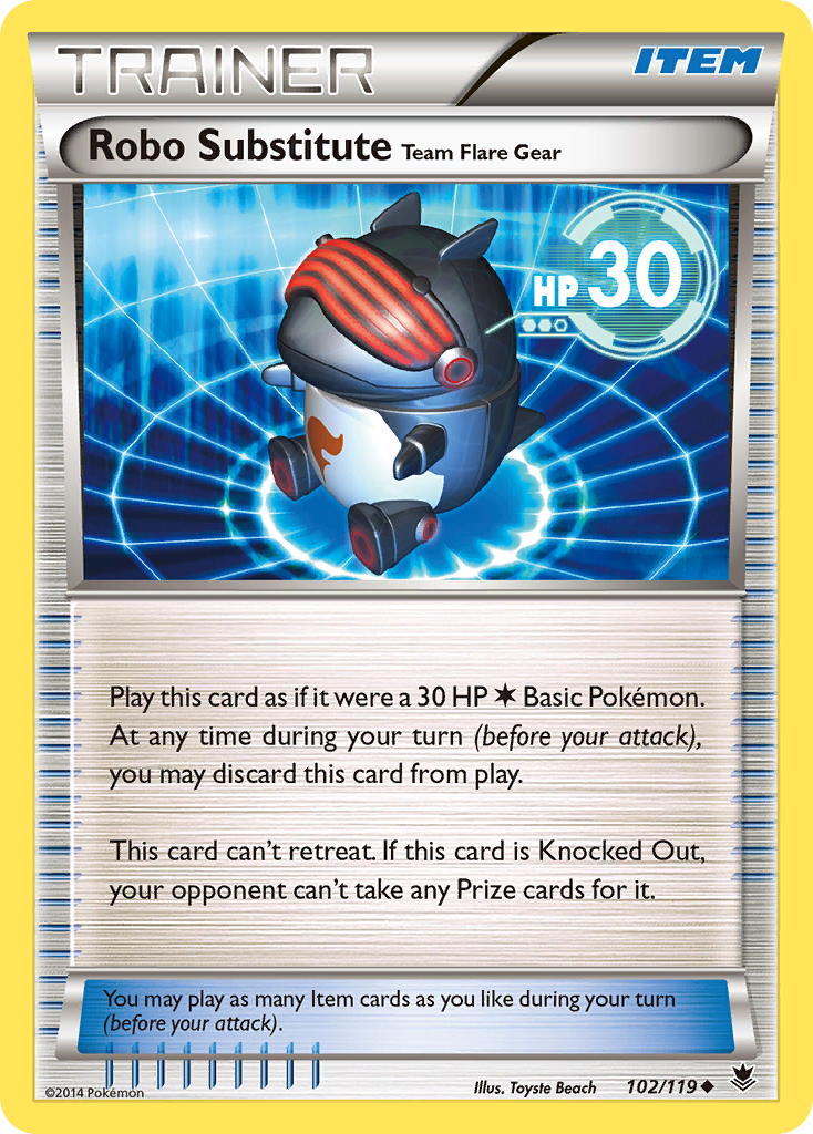 Robo Substitute Team Flare Gear (102/119) [XY: Phantom Forces] | Odin's Place