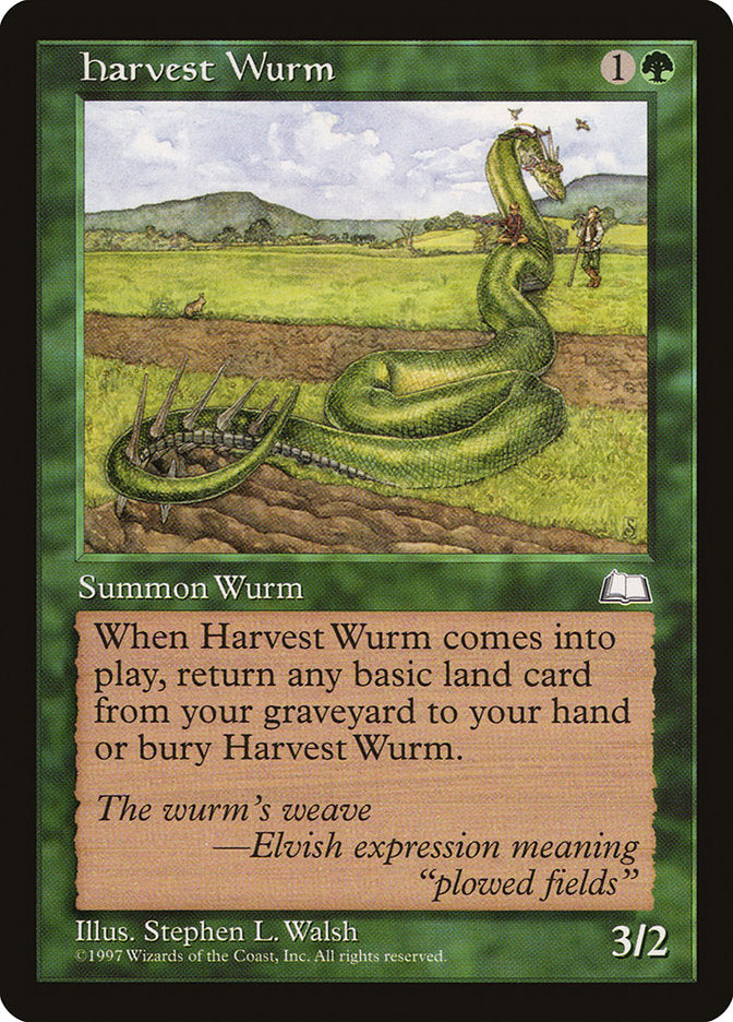 Harvest Wurm (130) [Weatherlight] | Odin's Place