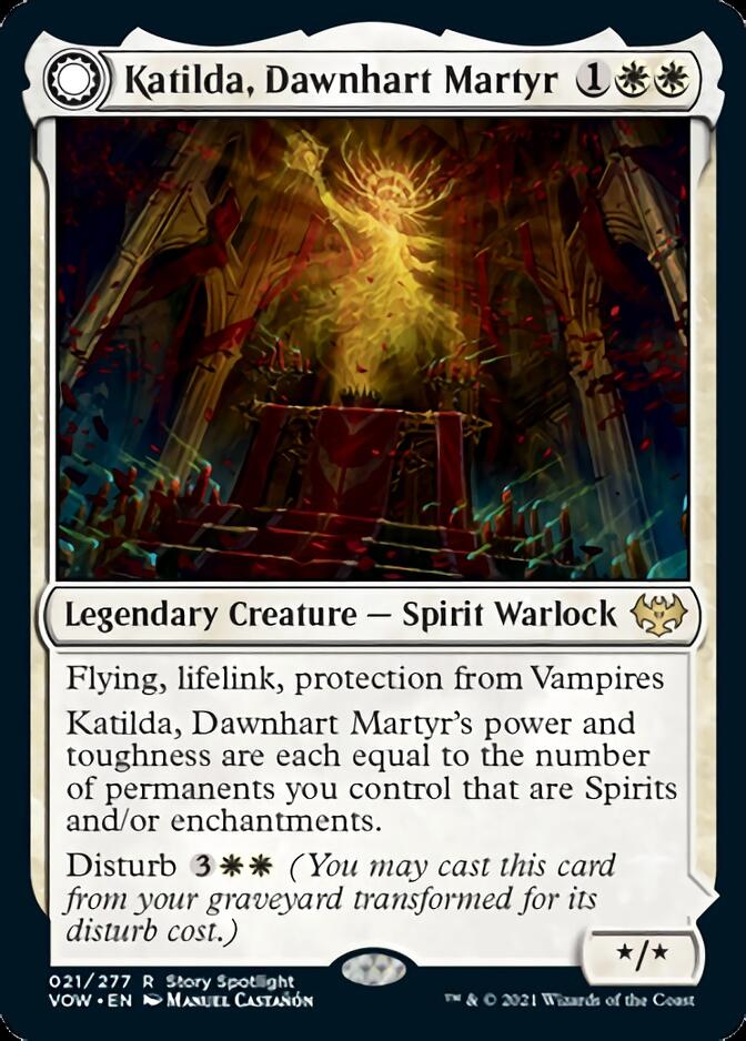 Katilda, Dawnhart Martyr // Katilda's Rising Dawn [Innistrad: Crimson Vow] | Odin's Place