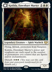 Katilda, Dawnhart Martyr // Katilda's Rising Dawn [Innistrad: Crimson Vow] | Odin's Place