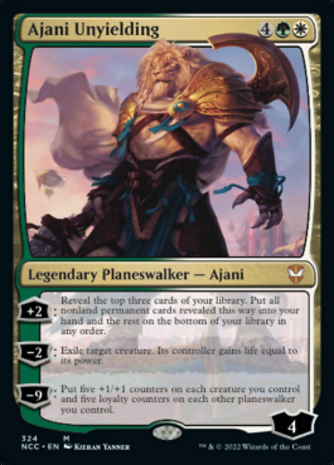 Ajani Unyielding [Streets of New Capenna Commander] | Odin's Place