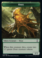 Ooze (026) // Treasure (015) Double-Sided Token [Streets of New Capenna Commander Tokens] | Odin's Place