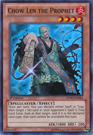 Chow Len the Prophet [BPW2-EN044] Super Rare | Odin's Place