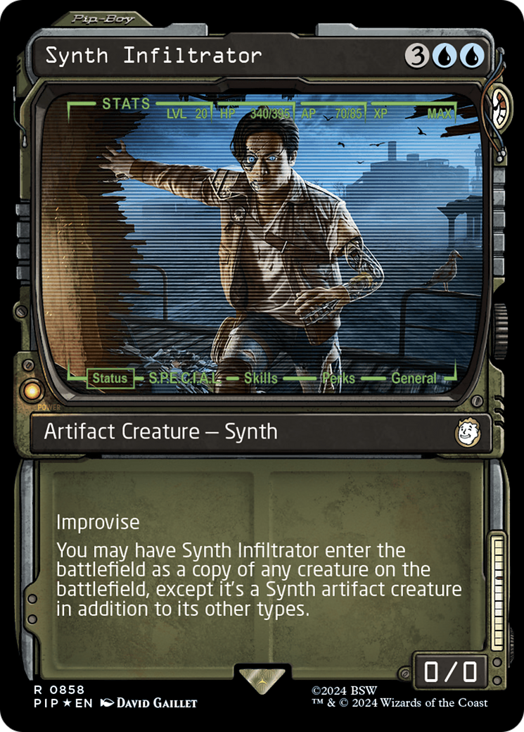 Synth Infiltrator (Showcase) (Surge Foil) [Fallout] | Odin's Place