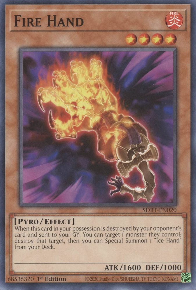 Fire Hand [SDBT-EN020] Common | Odin's Place