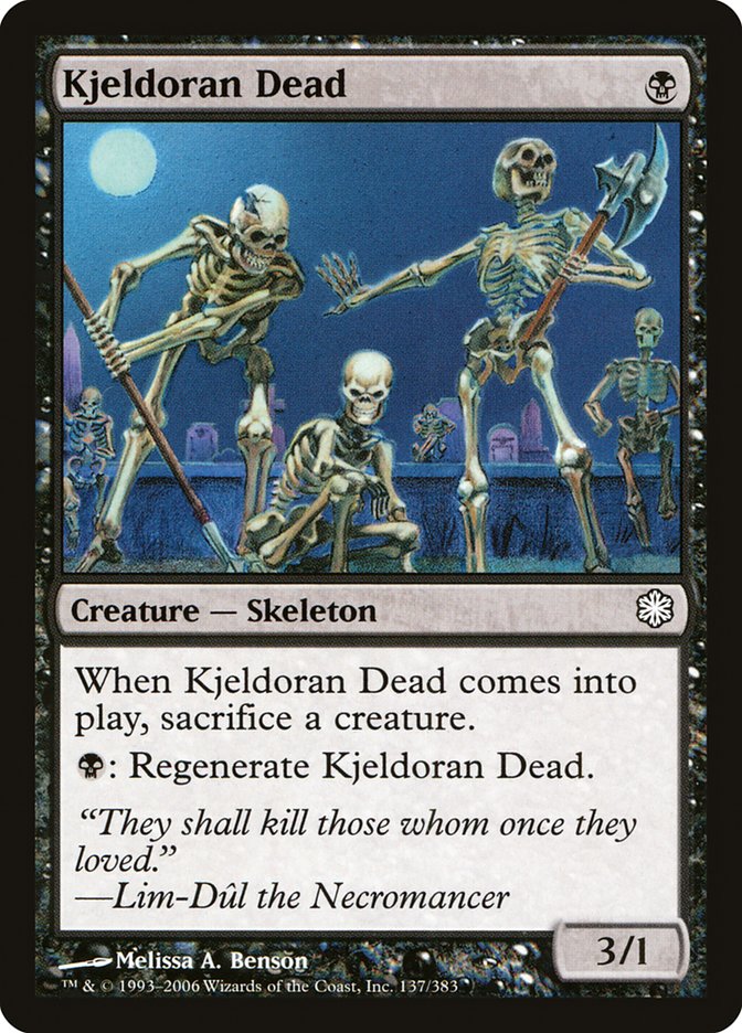 Kjeldoran Dead (137) [Coldsnap Theme Decks] | Odin's Place