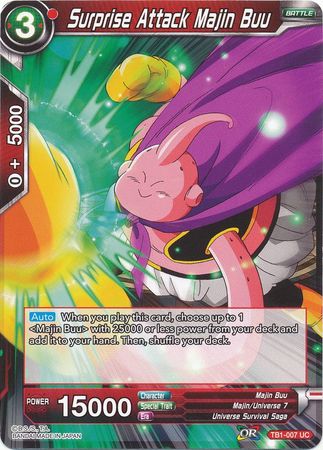 Surprise Attack Majin Buu (TB1-007) [The Tournament of Power] | Odin's Place