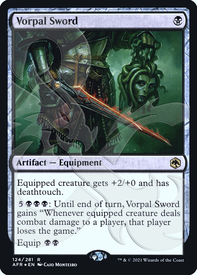 Vorpal Sword (Ampersand Promo) [Dungeons & Dragons: Adventures in the Forgotten Realms Promos] | Odin's Place