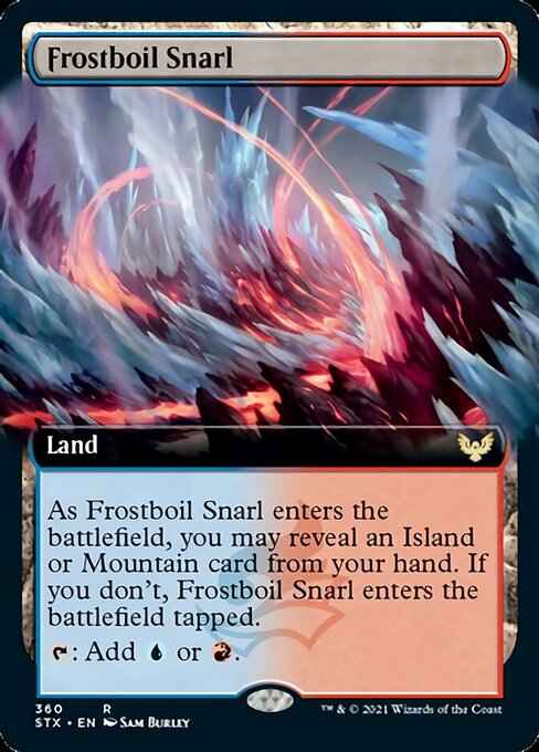 Frostboil Snarl (Extended Art) [Strixhaven: School of Mages] | Odin's Place