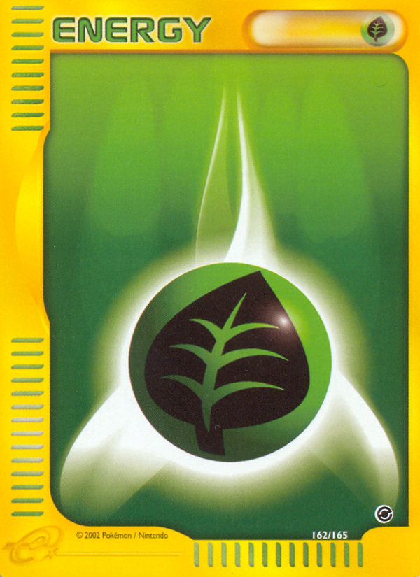 Grass Energy (162/165) [Expedition: Base Set] | Odin's Place
