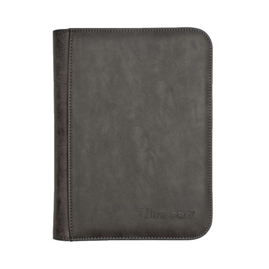 Ultra Pro Suede Collection 4 Pocket Zippered Pro-Binder - Jet | Odin's Place