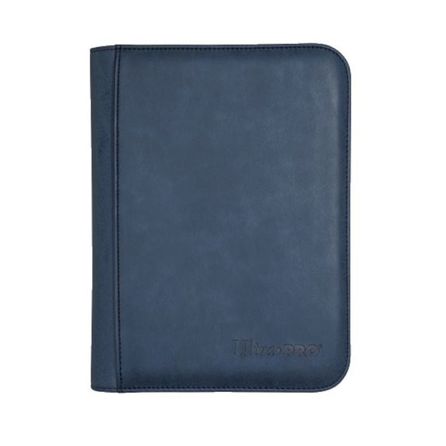 Ultra Pro Suede Collection 4 Pocket Zippered Pro-Binder - Sapphire | Odin's Place