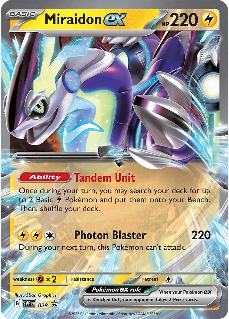 Miraidon ex (028) [Scarlet & Violet: Black Star Promos] | Odin's Place