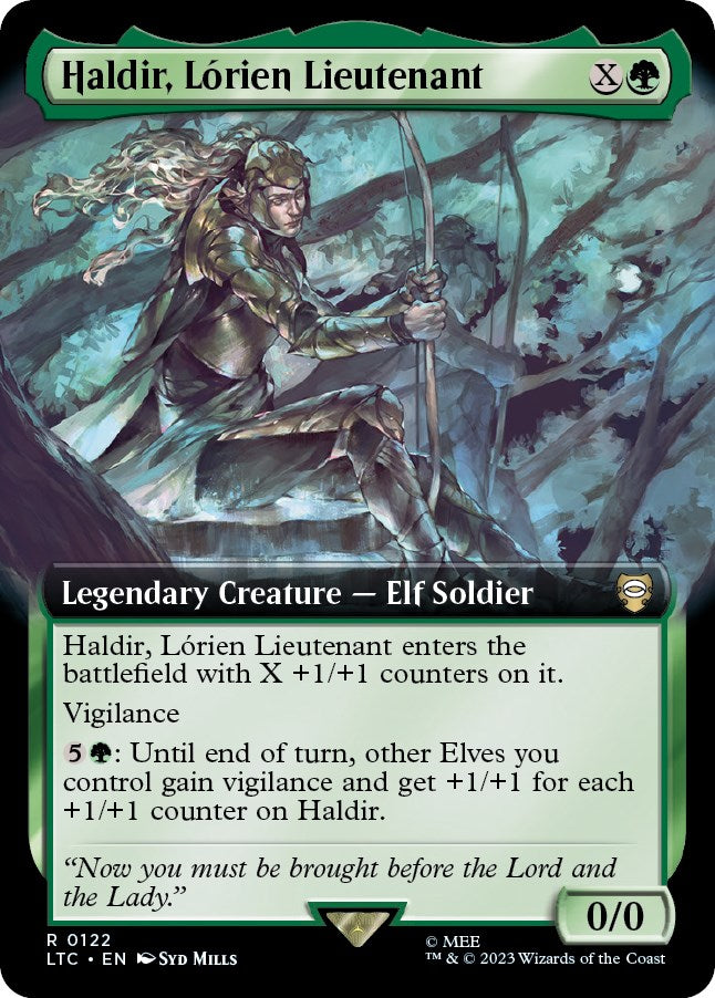 Haldir, Lorien Lieutenant (Extended Art) [The Lord of the Rings: Tales of Middle-Earth Commander] | Odin's Place