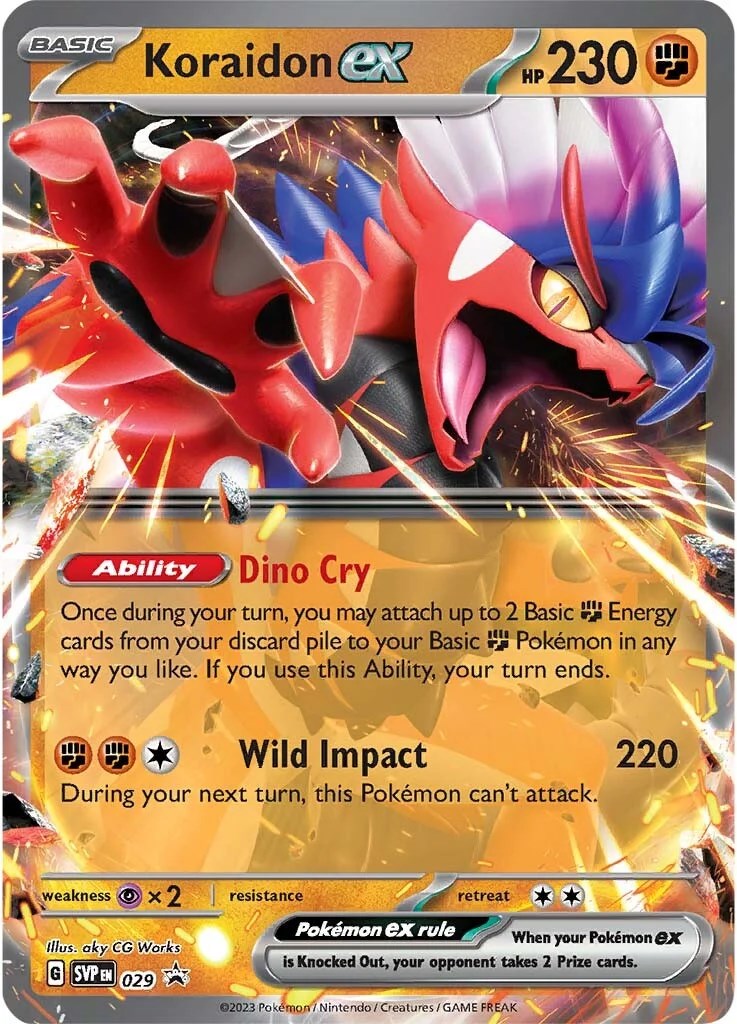 Koraidon ex (029) [Scarlet & Violet: Black Star Promos] | Odin's Place