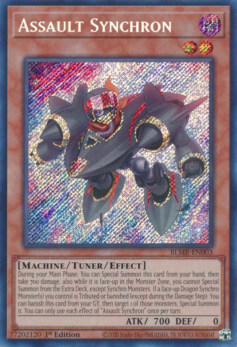 Assault Synchron [BLMR-EN003] Secret Rare | Odin's Place