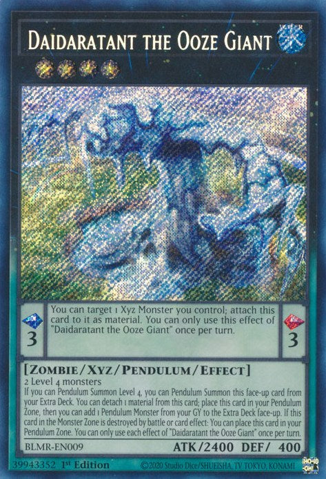 Daidaratant the Ooze Giant [BLMR-EN009] Secret Rare | Odin's Place