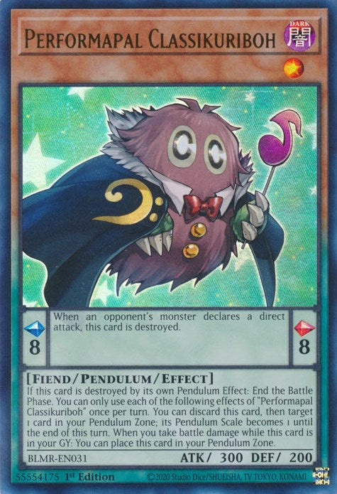 Performapal Classikuriboh [BLMR-EN031] Ultra Rare | Odin's Place