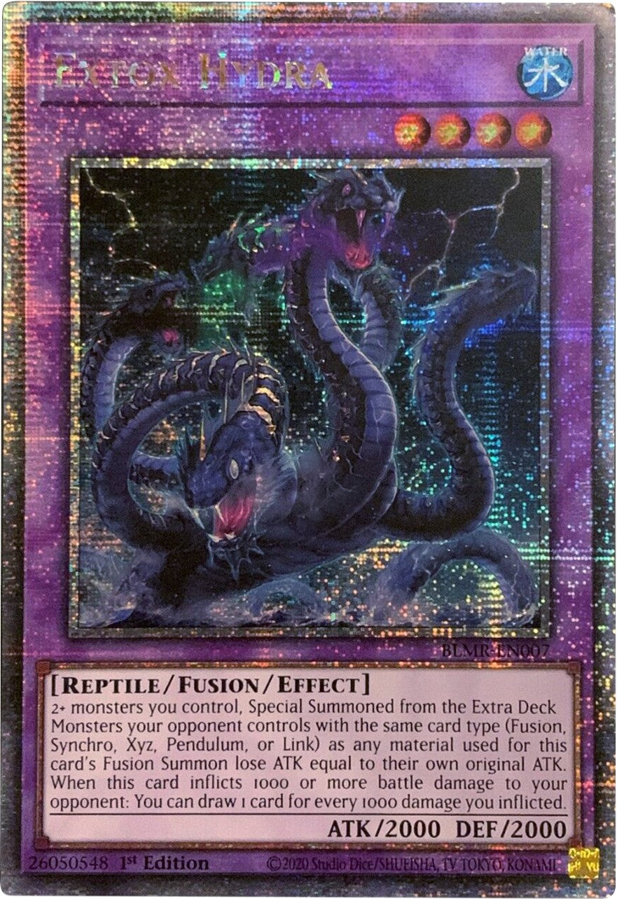 Extox Hydra [BLMR-EN007] Quarter Century Secret Rare | Odin's Place