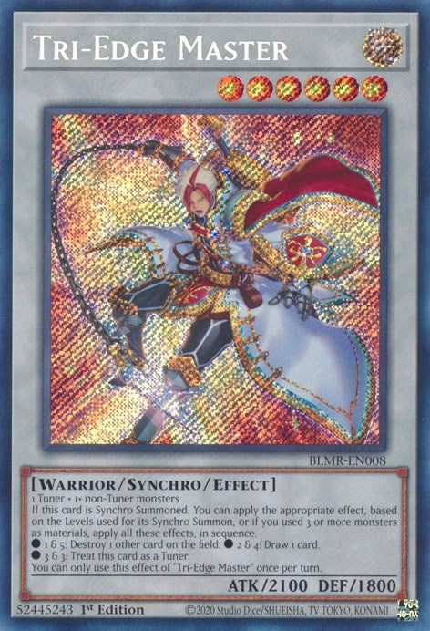 Tri-Edge Master [BLMR-EN008] Secret Rare | Odin's Place