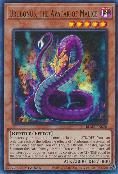 Urubonus, the Avatar of Malice [BLMR-EN020] Ultra Rare | Odin's Place